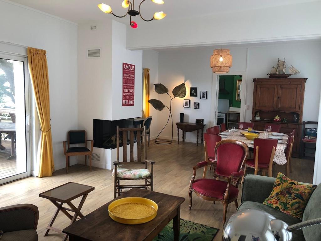 Posezení v ubytování Villa Triton - Vue mer