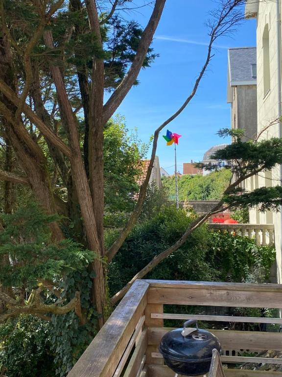 Zahrada ubytování Villa Triton - Vue mer