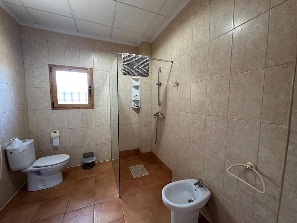 Koupelna v ubytování Casa El Calderon