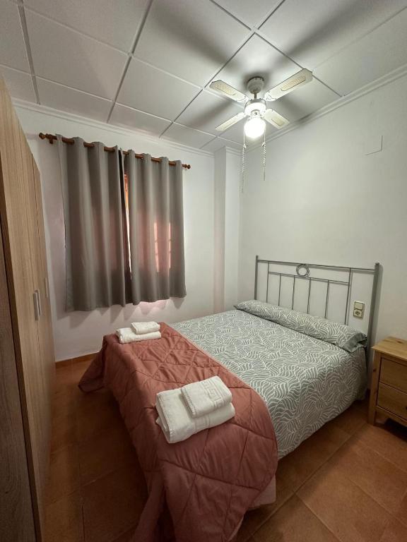 Postel nebo postele na pokoji v ubytování Casa El Calderon