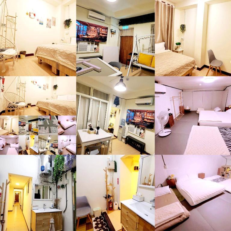 富貴民宿Full Great B&B包棟名宿房間的床