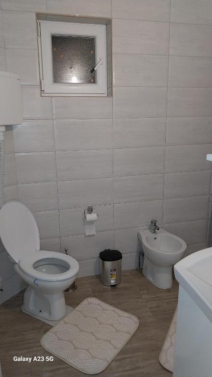 Koupelna v ubytování Apartman Mina