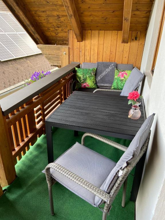 Posezení v ubytování Gästehaus Rader