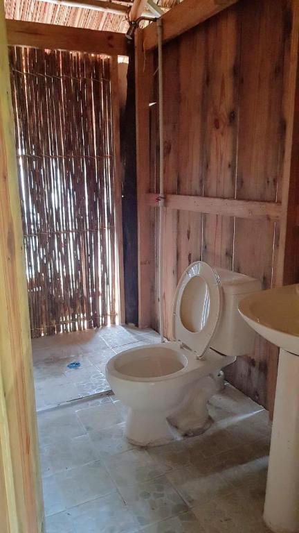 Koupelna v ubytování Cabañas en san blas