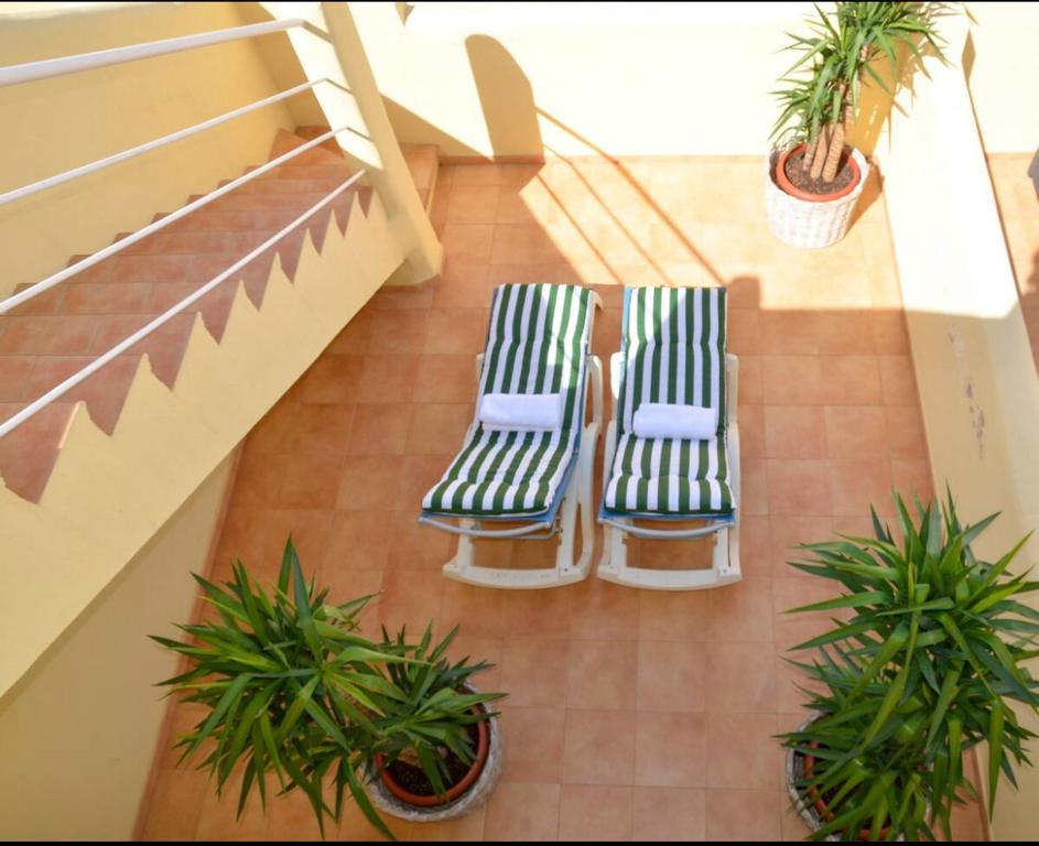 Balkón nebo terasa v ubytování El Sultán 71 Corralejo