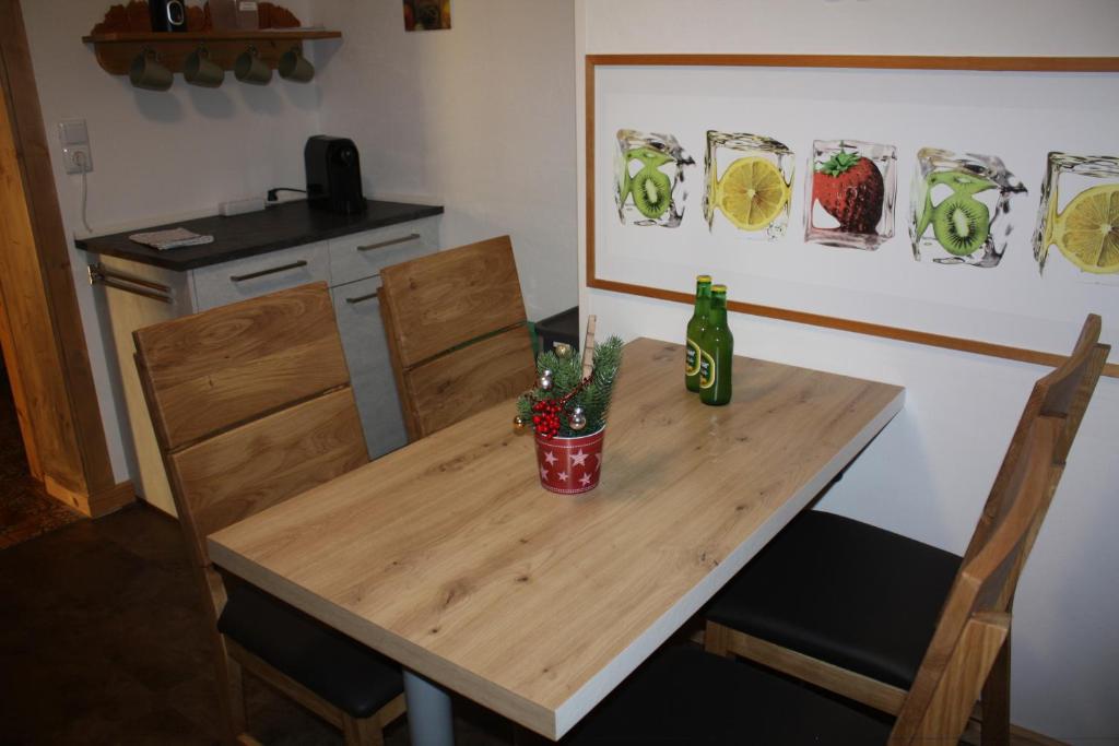 Kuchyňa alebo kuchynka v ubytovaní Ferienwohnung Pusarnitz