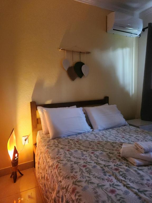 Postel nebo postele na pokoji v ubytování Pousada Sertão