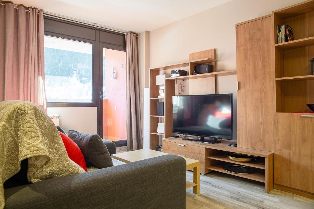 TV a/nebo společenská místnost v ubytování Terraza Privada I Refugio Tranquilo con Vistas