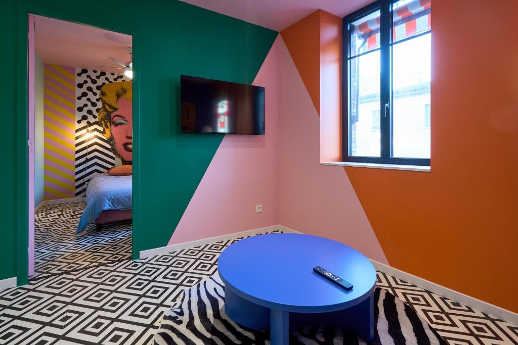 La Villa Orange - POP'ART - proche cité médiévale et centre ville à pied 7