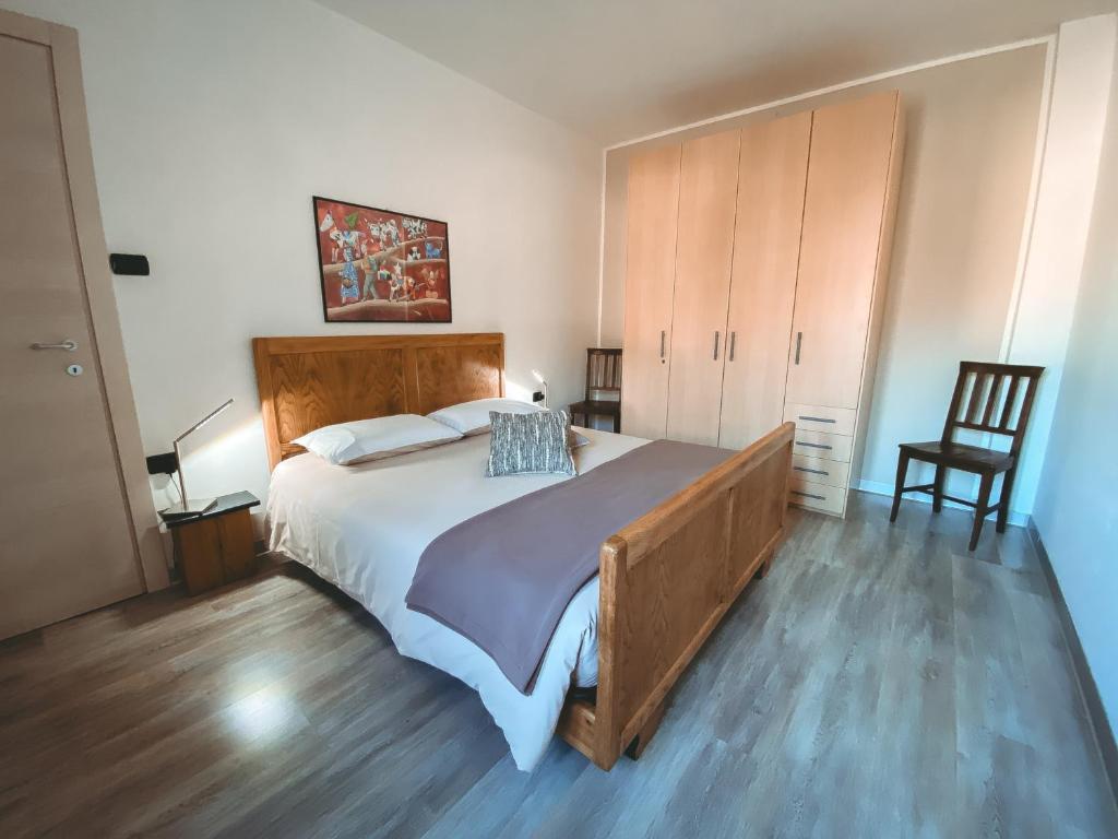 Postel nebo postele na pokoji v ubytování L'Adret