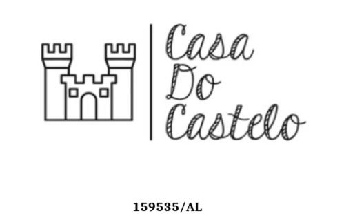two black and white drawings of a castle at Casa do Castelo in Trancoso