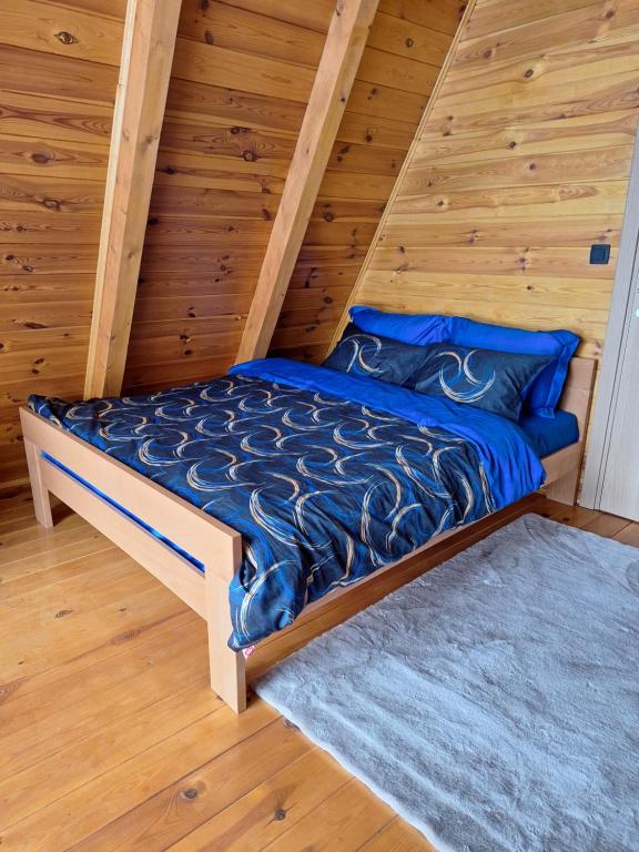 Postel nebo postele na pokoji v ubytování Valley of Dreams Žabljak