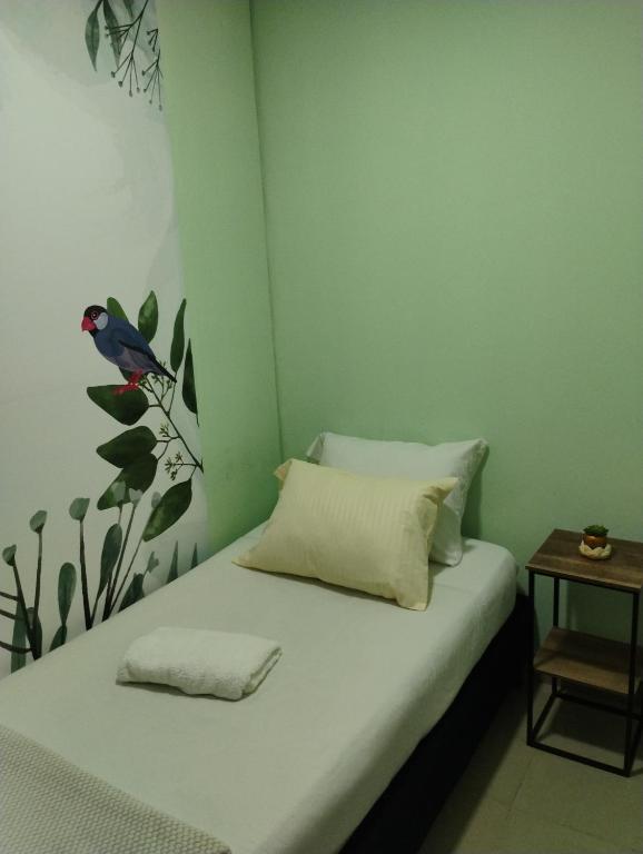 Letto o letti in una camera di Parceros Med Hostel