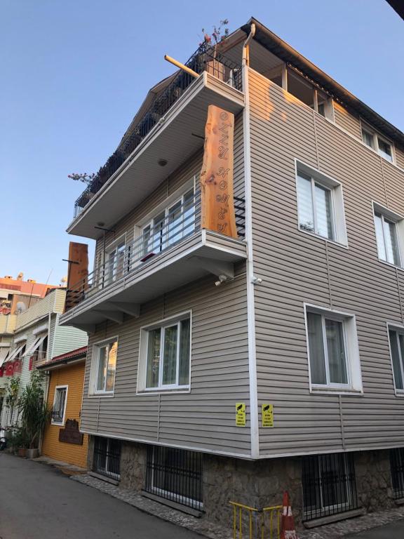 Bygningen som lejlighedshotellet ligger i