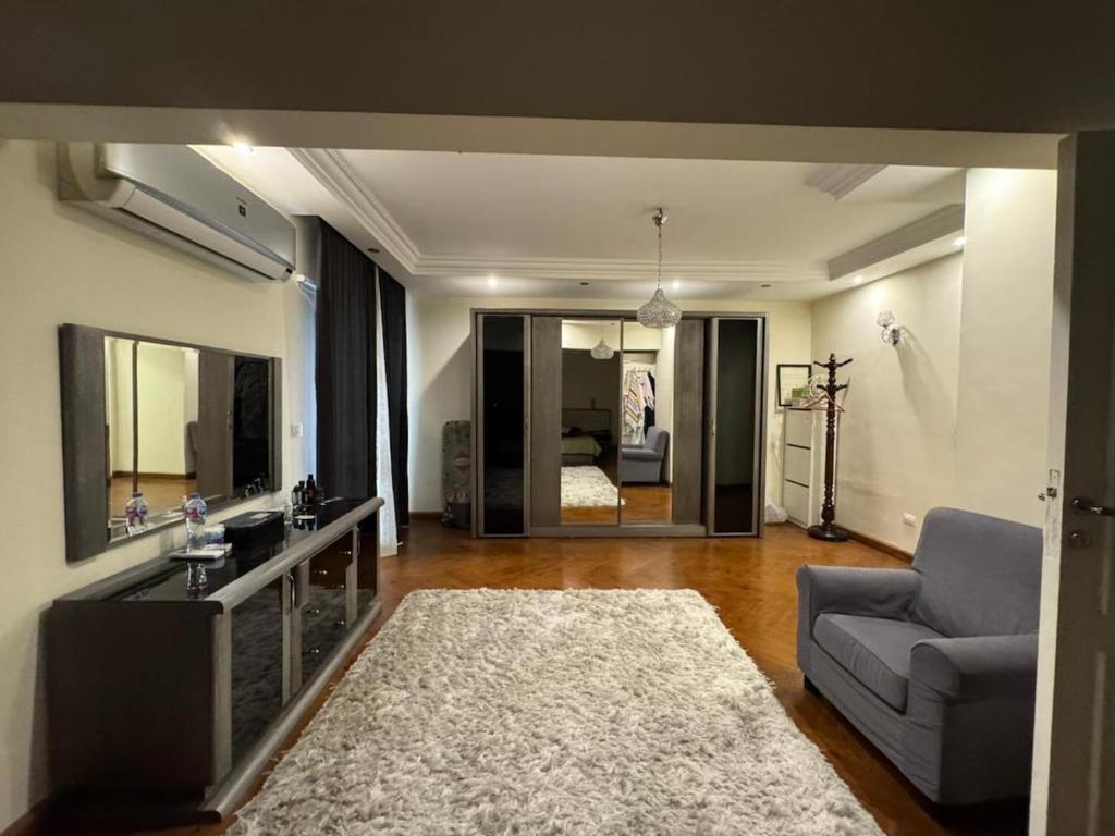 Posezení v ubytování Apartment in New Cairo