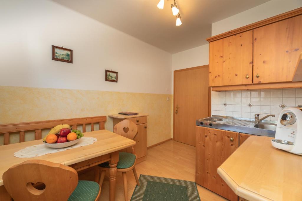 Kuchyň nebo kuchyňský kout v ubytování Appartement Jost - Nassfeld