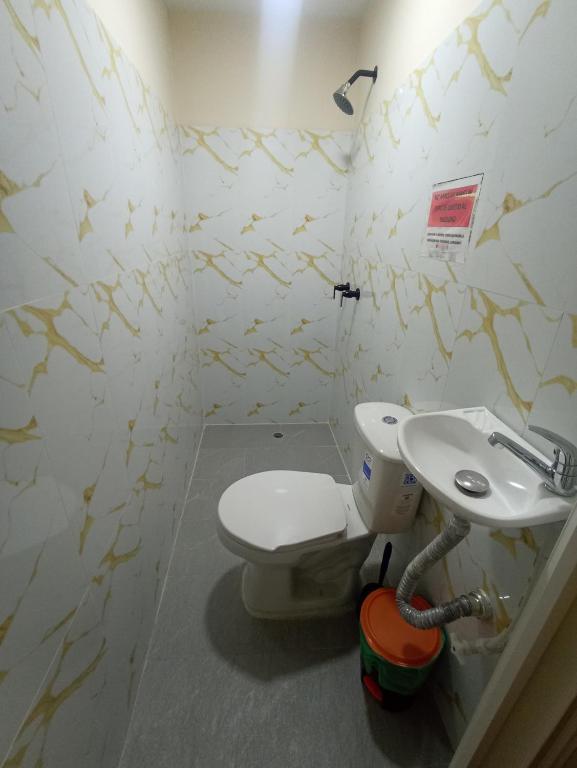 Koupelna v ubytování Hotel San Vicente