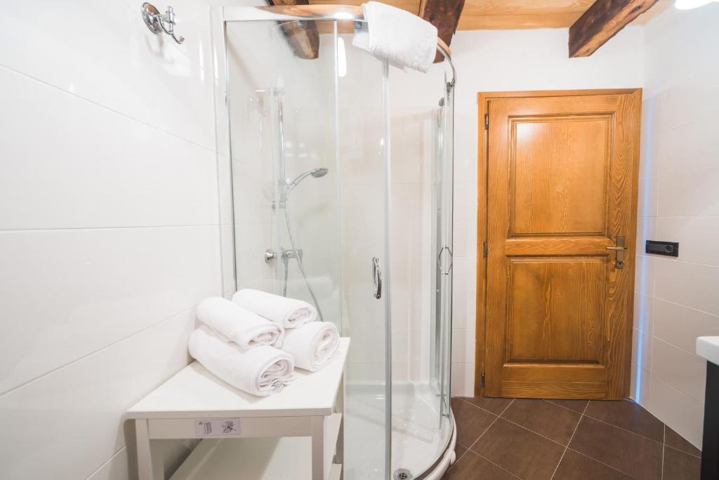 Koupelna v ubytování Portole Suites
