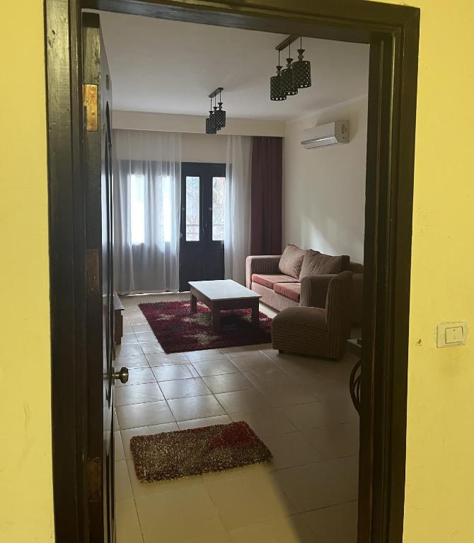 Posezení v ubytování Central Hurghada Apartment