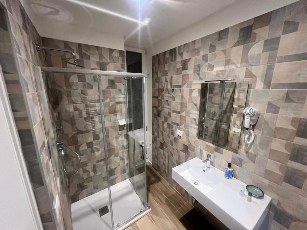 Koupelna v ubytování Matera in Centro Rooms