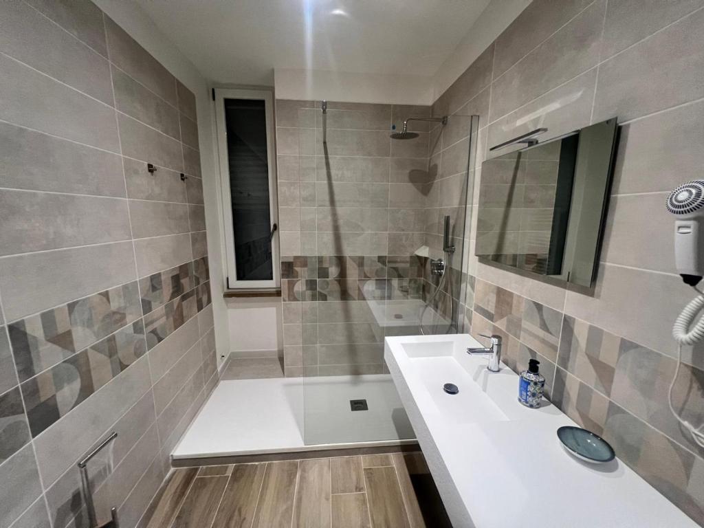 Koupelna v ubytování Matera in Centro Rooms