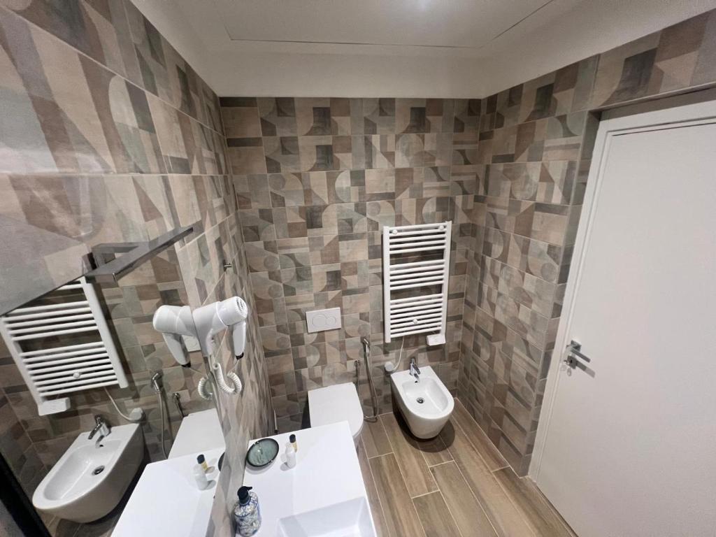 Koupelna v ubytování Matera in Centro Rooms