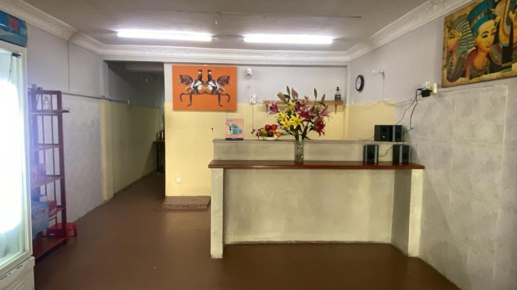 Kuchyň nebo kuchyňský kout v ubytování KN HOSTEL & Coffee - Spa
