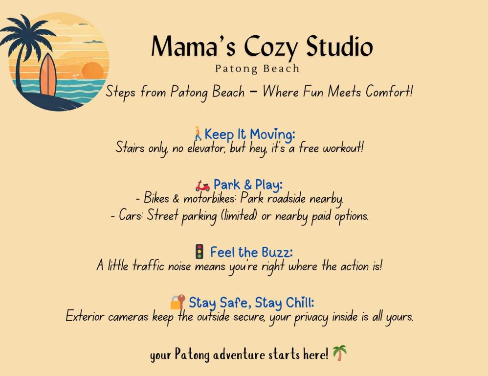 Mama's Cozy Studio - Patong Beach - Resim 4