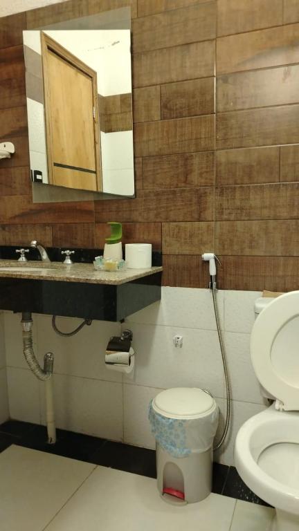 Koupelna v ubytování Stefanich Aparthotel 51