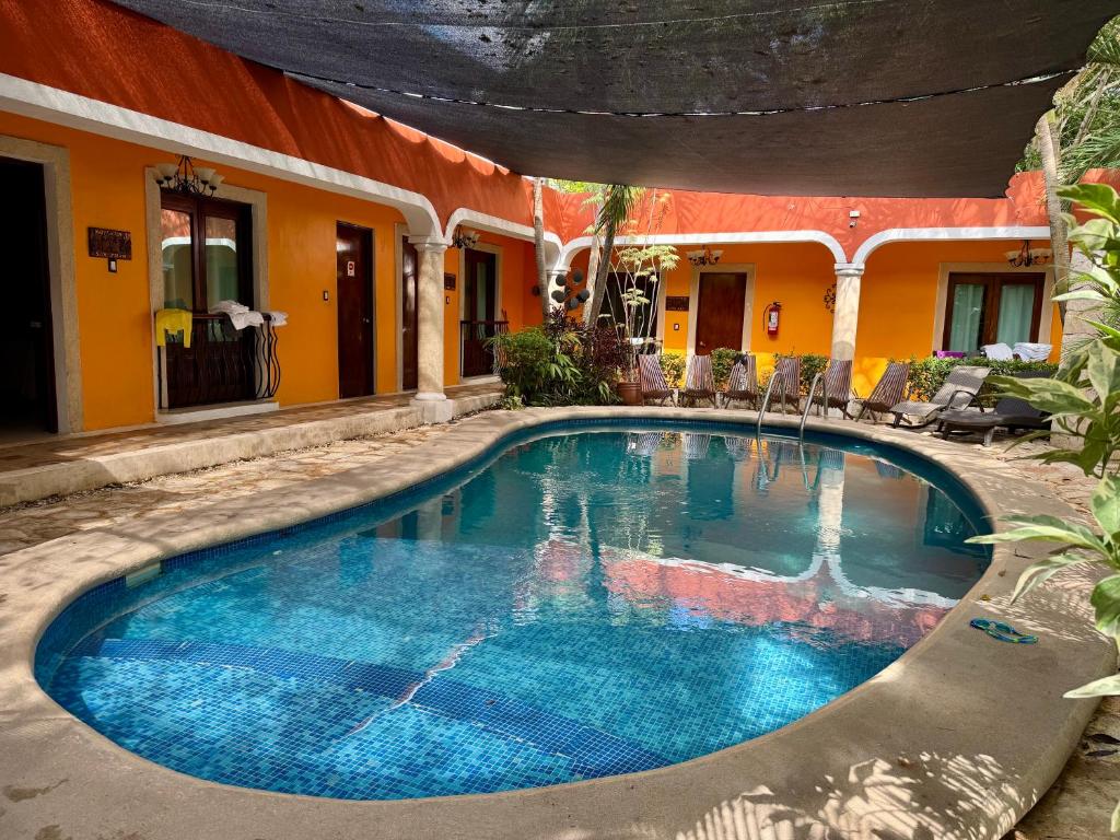 Bazén v ubytování El Zaguán Colonial by GuruHotel nebo v jeho okolí