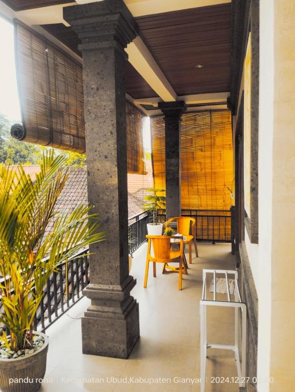 Balkón nebo terasa v ubytování Roberto Suites Ubud View by EPS