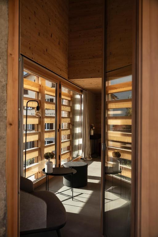 Posezení v ubytování Boutique Hotel Casa Giovanoli