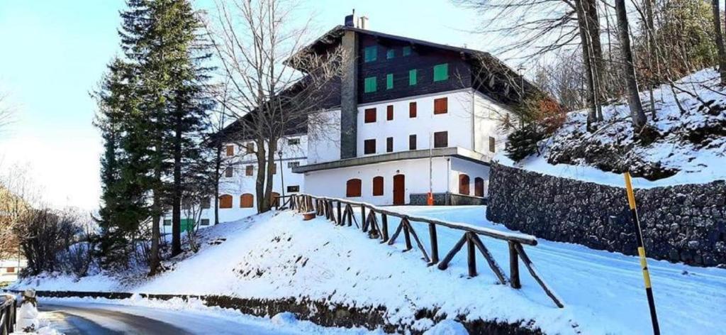 Appartamento Monolocale La mia Casina di Montagna v zimě