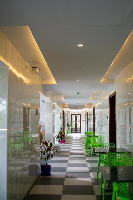 Posezení v ubytování Hotel Pandian