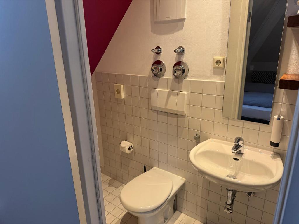 Koupelna v ubytování WHLIVING - Apartments & Studios in Konstanz