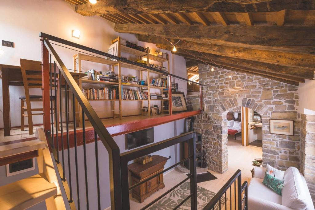Posezení v ubytování Portole Suites