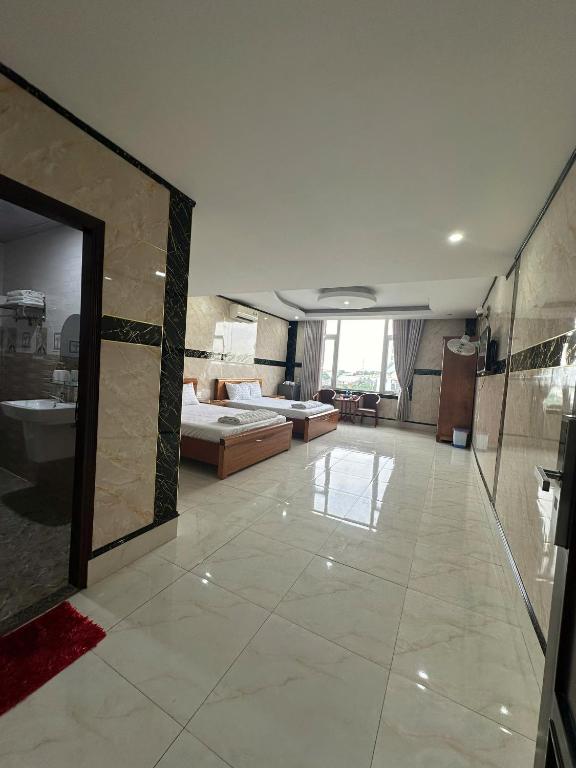 Kuchyň nebo kuchyňský kout v ubytování Thulee Luxury Hotel - Phu My