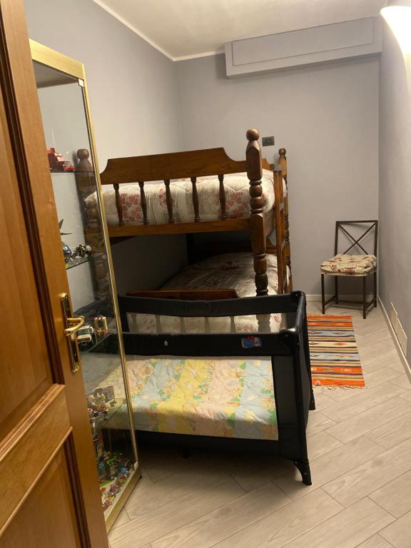 Postel nebo postele na pokoji v ubytování Prato del bue