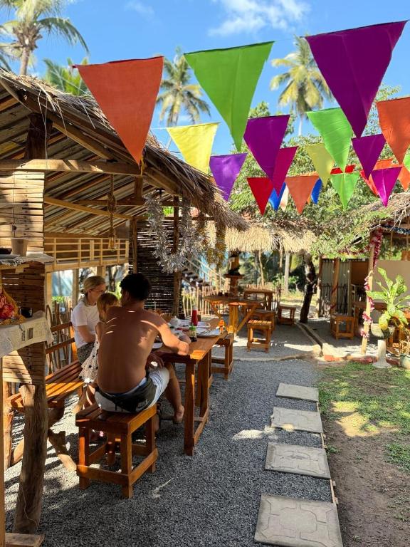 Restaurace v ubytování Ocean bliss hiriketiya