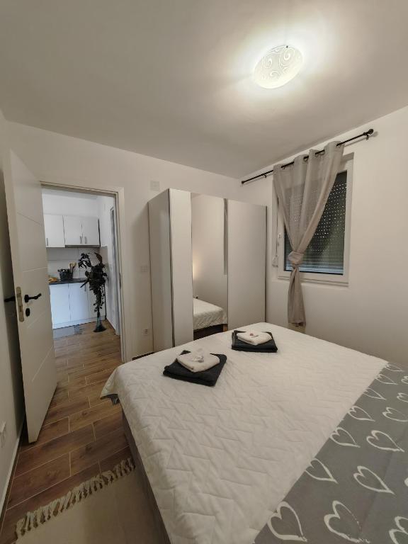 Krevet ili kreveti u jedinici u okviru objekta Apartman ELIT Srebrno jezero