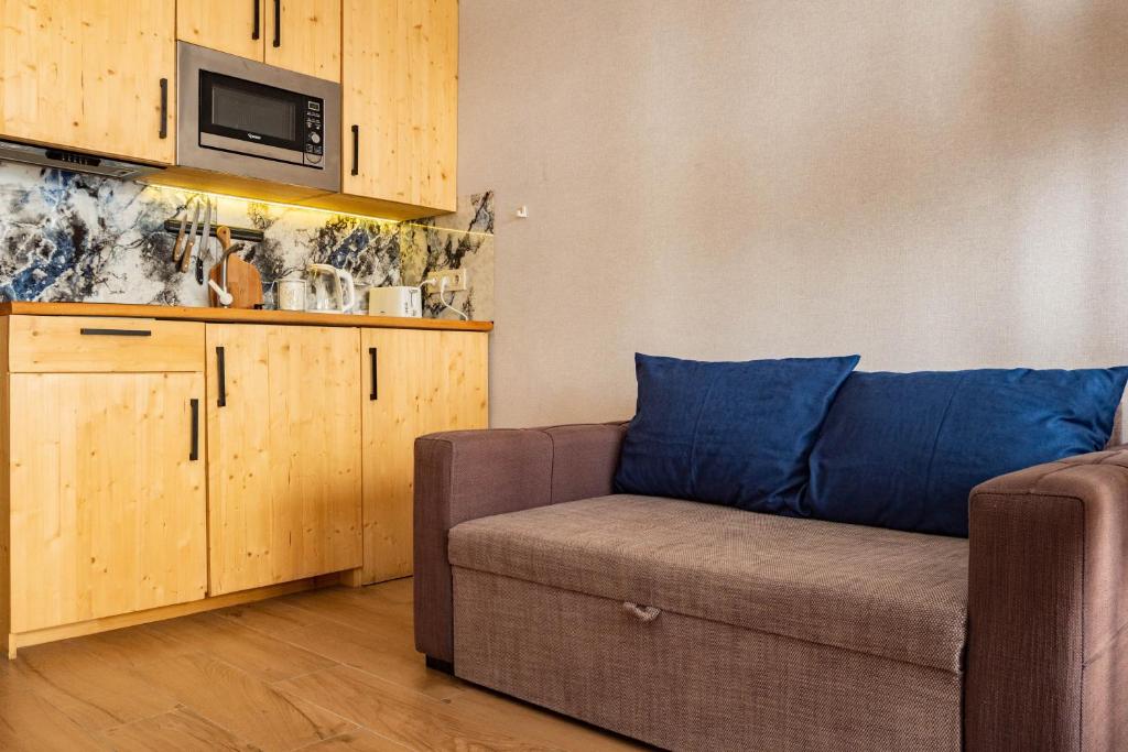 Kuchyň nebo kuchyňský kout v ubytování Room310