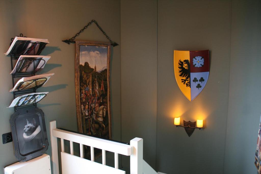 Knihovna v bed and breakfast