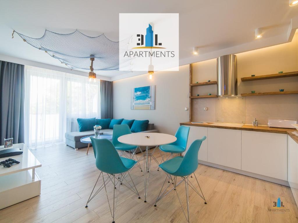 Køkken eller tekøkken på 3L Apartments Bliżej Morza