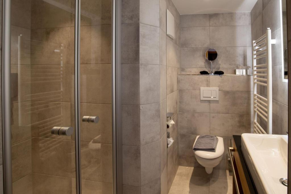 Kúpeľňa v ubytovaní Hotel Garni Subretta