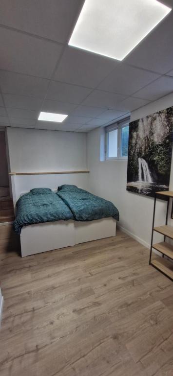 Postel nebo postele na pokoji v ubytování Studio des marmottes