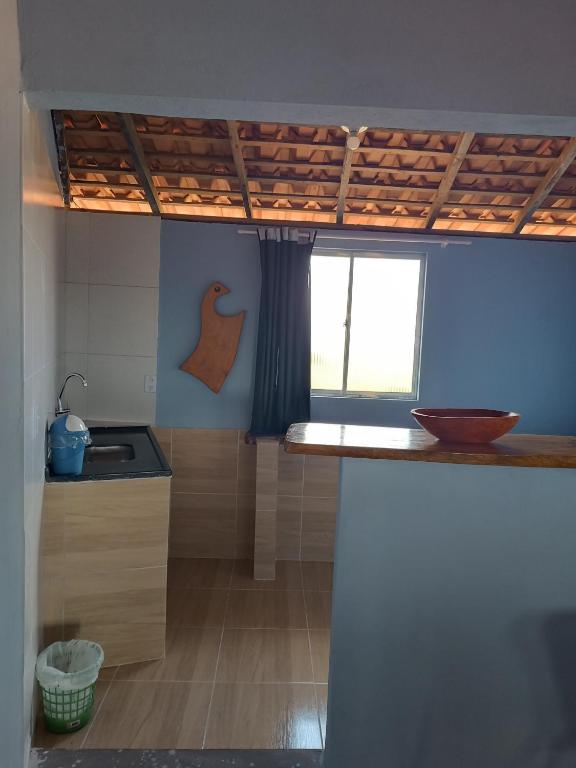 Kuchyň nebo kuchyňský kout v ubytování Cabanas del Mar pousada