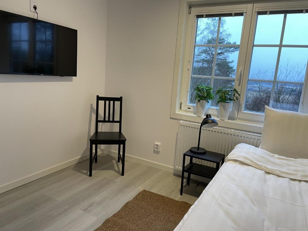 Postel nebo postele na pokoji v ubytování Forenom Hostel Gothenburg Säve