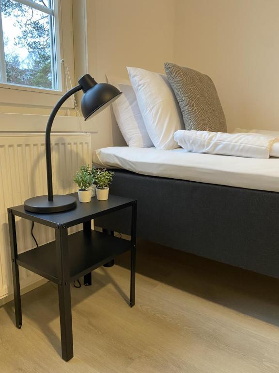 Postel nebo postele na pokoji v ubytování Forenom Hostel Gothenburg Säve