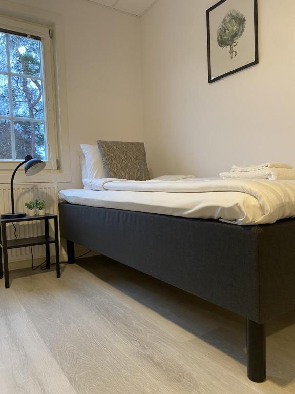 Postel nebo postele na pokoji v ubytování Forenom Hostel Gothenburg Säve