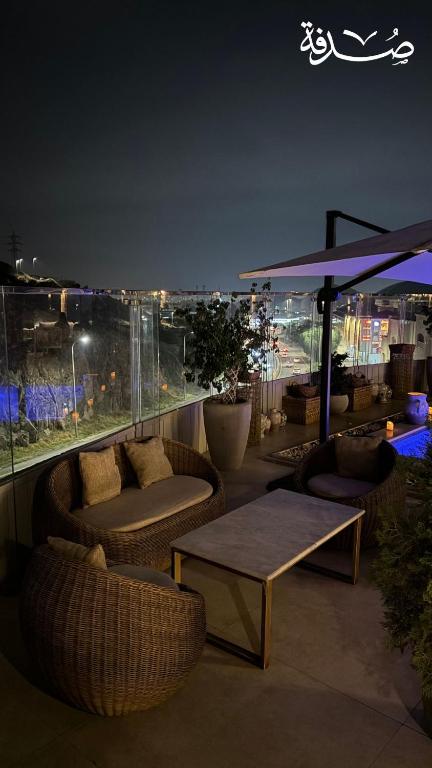 Posezení v ubytování Sudfa Hotel